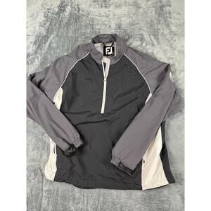Men’s FJ Black Gray windbreaker XL Excellent Condition
